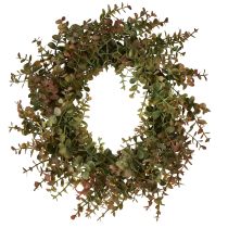 kohteita Keinotekoinen eukalyptuskranssi syksyn koristeeksi eukalyptus Ø36cm