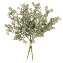 kohteita Keinotekoinen eukalyptusoksa, koristeellinen oksa maljakoihin ja kimppuihin, 49 cm, 4 kpl