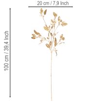 kohteita Keinotekoinen eukalyptusoksa, koristeellinen oksa maljakkoon, 100 cm