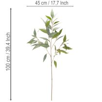kohteita Keinotekoinen eukalyptusoksa, luonnonvihreä, koriste, 100 cm