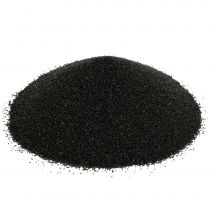 Värillinen hiekka 0,5mm Musta 2kg