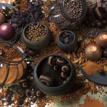 kohteita Värillinen hiekka 0.1mm - 0.5mm antrasiitti 2kg