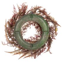 kohteita Tekoseppele saniaisilla, syyskoriste, 35 cm