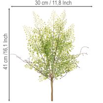 kohteita Keinotekoinen vihreä ruskuksenoksa kukkakoristeluun, 41 cm