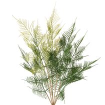 kohteita Keinotekoinen saniaisen oksakoriste, vihreä, elävän näköinen, 56 cm