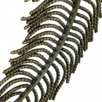 kohteita Koristehöyhenet, korujen riipukset, metallihöyhenet, hajontakoristeet pronssinväriset L8cm 10 kpl