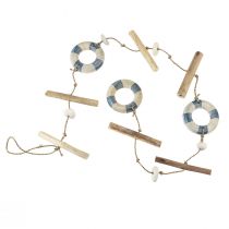 kohteita Ikkunakoristelu meripelastusrenkaat puinen koristelu kesä 90cm