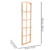kohteita Puinen ikkunankarmi seinäkoristeeksi 100 cm