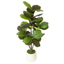 kohteita Keinotekoinen Ficus lyrata 120 cm koriste olohuoneeseen