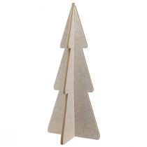 kohteita Huopa joulukuusen koristelu kuusen beige H80cm