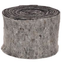 kohteita Kaksivärinen villahuopa-ruukun sarana, harmaa/musta, 15 cm x 5 m