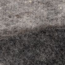 kohteita Kaksivärinen villahuopa-ruukun sarana, harmaa/musta, 15 cm x 5 m