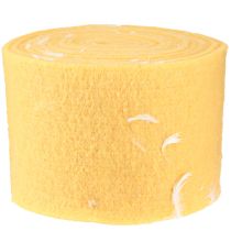 kohteita Huopanauha villanauha koristekangas keltaiset höyhenet villahuopa 15cm 5m