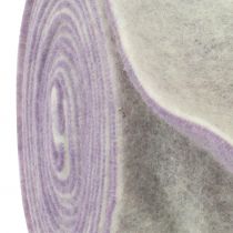 Huopanauha 15cm x 5m kaksivärinen vaalean violetti, valkoinen