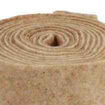 kohteita Huopanauha villanauha koristekangas ruskea beige villahuopa 7,5cm 5m