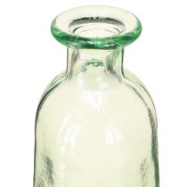 kohteita Pullo koriste maljakko lasi kirkas/vihreä retro Ø6,5cm K30cm