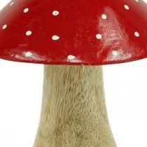 Perhohelta deco puinen sieni syksyn koristepuu 11,5×Ø10cm