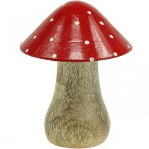 Perhohelta deco puinen sieni syksyn koristepuu 10×8cm
