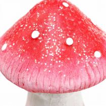 Toadstools koristetulppa syksyn kukkatulppa lajiteltu H6/7cm 6kpl 6kpl