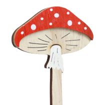 Myrkkysieni koristeelliset puiset tulpat kukkatulpat puiset 18cm 12kpl