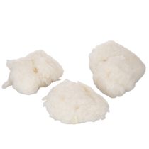 kohteita Irtovillaa, luonnonvillaa, meleerattu valkoinen, monikäyttöinen, 250 g