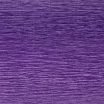 kohteita Kukkaistyylin kreppipaperi tummanvioletti 50x250cm