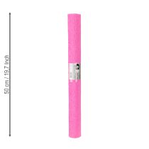 kohteita Kukkaistyylin kreppipaperi vaaleanpunaista 50x250cm