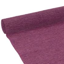 kohteita Kukkaisaiheinen kreppipaperi koristeluun, violetti, 50x250cm