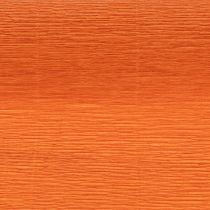 kohteita Kukkaistyylinen kreppipaperi, oranssi rulla, 50x250cm