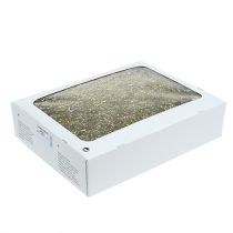 kohteita Flower Hair Tinsel Kulta-Hopea 200g