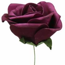 kohteita Foam Rose Purple Ø15cm 4 kpl