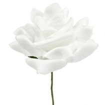 kohteita Vaahtomuusu ruusut valkoiset Ø10cm 8kpl