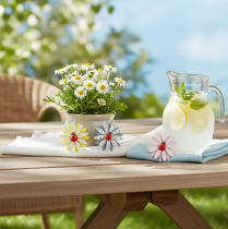 kohteita Scatter koriste leppäkerttu kukka puu huopa väri Ø4cm 48 kpl