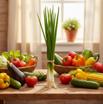 kohteita Keinotekoiset kevätsipulit koristevihanneksille P30cm 4 kpl