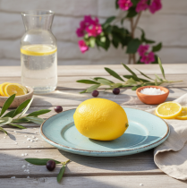 kohteita Välimerellinen koristeellinen sitruuna keinotekoinen sitruuna Ø6,5cm 9cm