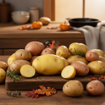 kohteita Perunan keinotekoinen ruokanukke 12cm