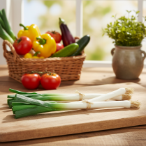 kohteita Koristevihannekset kevätsipulit vihreä valkoinen Ø1cm L28cm 3 kpl