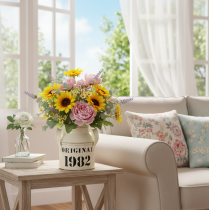 kohteita Metallinen koristekannu “Original 1982” Kermanruskea K13cm 2kpl