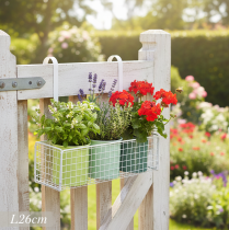 kohteita Riippuva kukkaruukku, parvekekoriste, keittiökoriste, P26cm