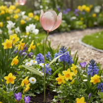 kohteita Puutarhakoristeinen tulppaani kukkapenkkeihin ja reunoille 94 cm