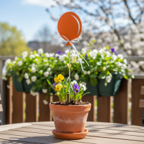 kohteita Kukkatulppa kimpun koristelu kakkupäällinen ilmapallo oranssi 28cm 8 kpl