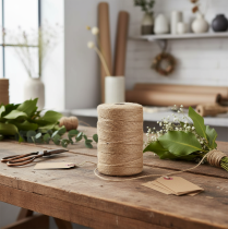kohteita Monipuolinen juuttilanka luonnollinen 1mm 200m 1 kpl
