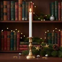 kohteita LED kynttilävahapöytäkynttilä lämmin valkoinen paristolle Ø2cm 24cm 2kpl