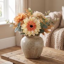 kohteita Tekogerbera kukka tekokukka aprikoosi Ø11cm L50cm