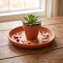 kohteita Coaster Välimerellinen, keraaminen kulho terrakotta Ø10,7cm