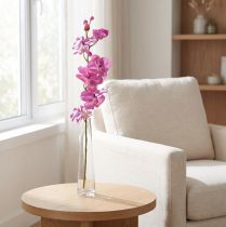 kohteita Orchid Phalaenopsis keinotekoinen 6 kukkaa violetti 70cm