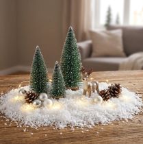 kohteita Koristeellinen lumihiutaleet valkoinen talvikoristelu valkoinen 2,8l