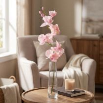 kohteita Orchid Phalaenopsis keinotekoinen 6 kukkaa vaaleanpunainen 70cm