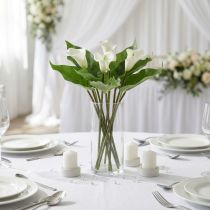 kohteita Calla Lily Kalla tekokukat Valkoiset eksoottiset kukat 34cm
