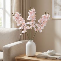 kohteita Keinotekoinen orkidea vaaleanpunainen Phalaenopsis Real Touch 58cm